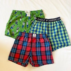 (3) Boxers American Eagle/ Abercrombie